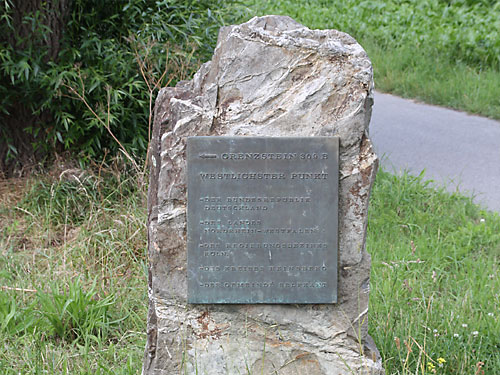 westlichster Grenzstein