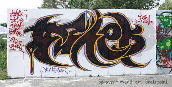 Graffiti-Künstler Wurmauenpark Geilenkirchen