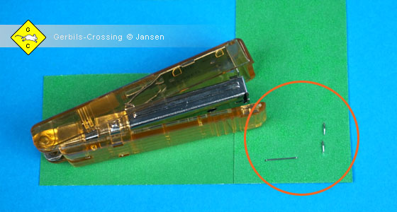 Rennmaus Basteltipps Verletzungsgefahr durch Heftklammern