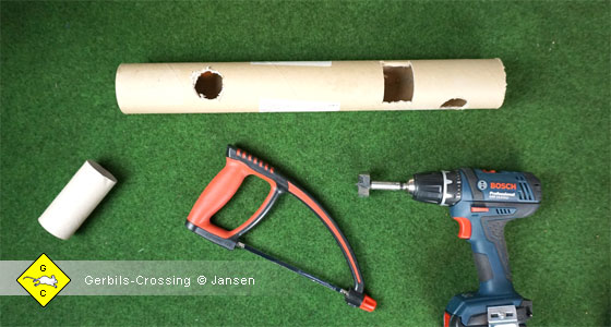 Tunnelsystem Terrarium Basteltipp Zugänge ausschneiden