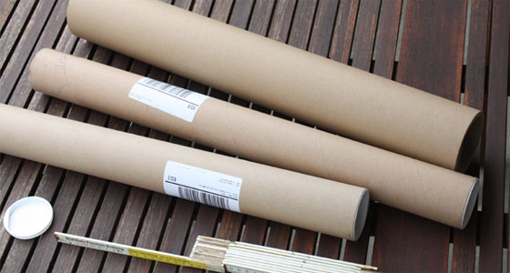 Rennmaus Bastelmaterial Versandröhren für Poster