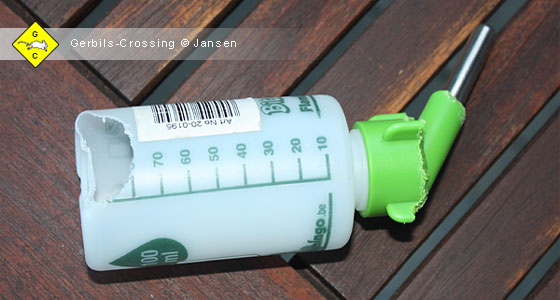 Rennmaus Trinkwasser Wasserflasche