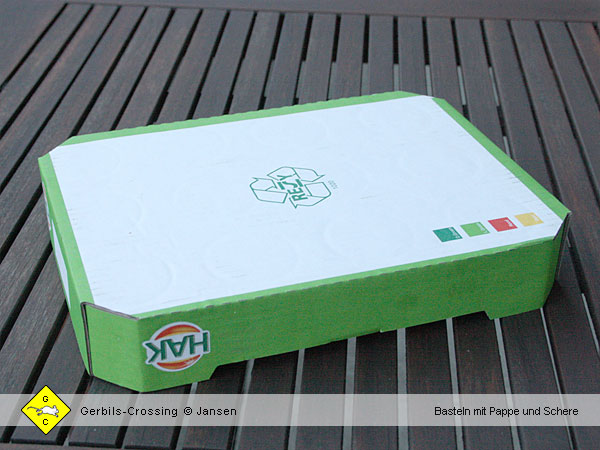 Ebene basteln aus Pappträger