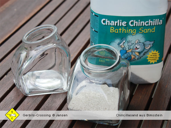 Rennmaus Sandbad Chinchillasand