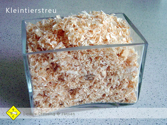 Rennmaus Terrarium Einstreu Kleintierstreu