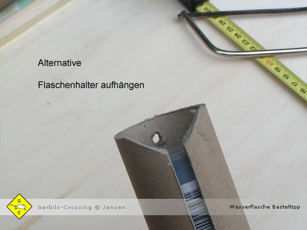 Rennmaus Trinkflasche Halter aufhängen?