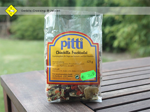 Chinchilla Fruchtsalat für die Rennmaus