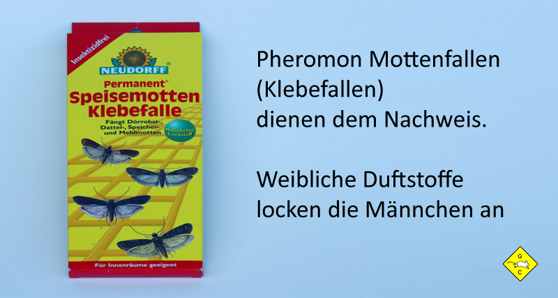Bekämpfung der Vorratsschädlinge DELU Insektenstrip