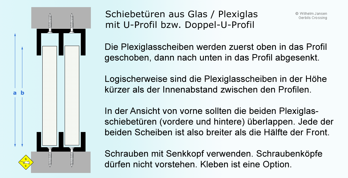 Rennmaus Terrarium Schiebetür
