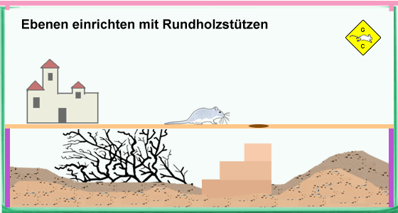 Rennmaus Bauanleitung zweite Ebene