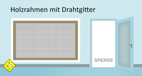 Rennmaus Sperrgitter herstellen Bauanleitung