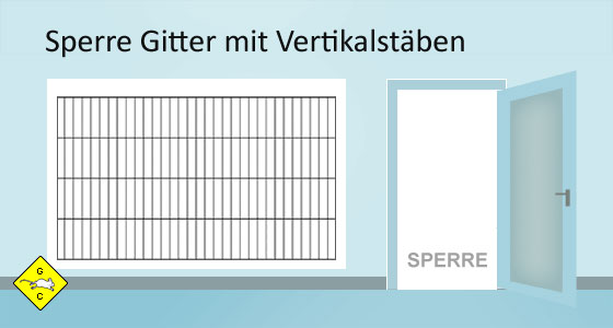 Rennmaus Sperrgitter herstellen Freilauf