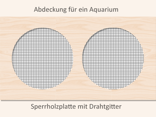 Rennmaus Abdeckung Aquarium