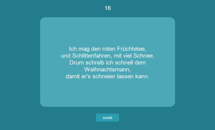 Online-Adventskalender Vorlage