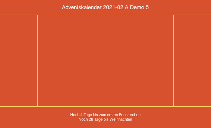 Online-Adventskalender Vorlage