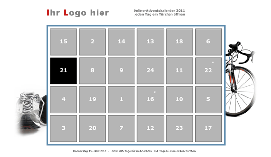 Adventskalender Vorlage 20